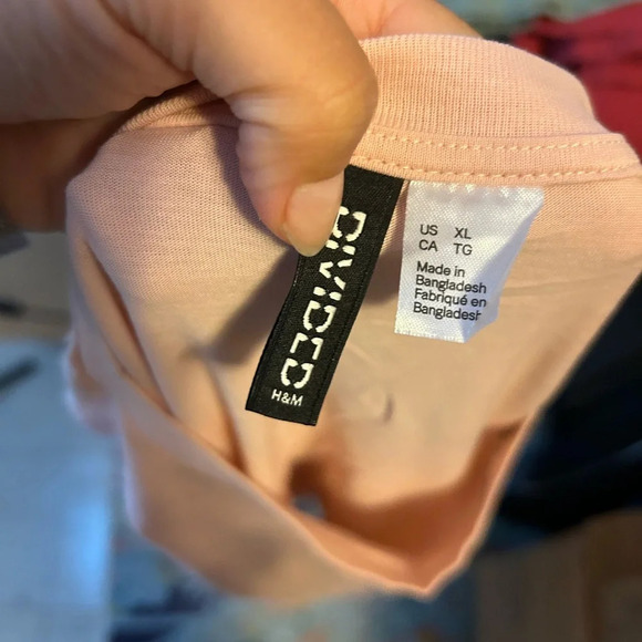 Divided Baby Pink Baby It’s You Embroidered Tee - Picture 3 of 5